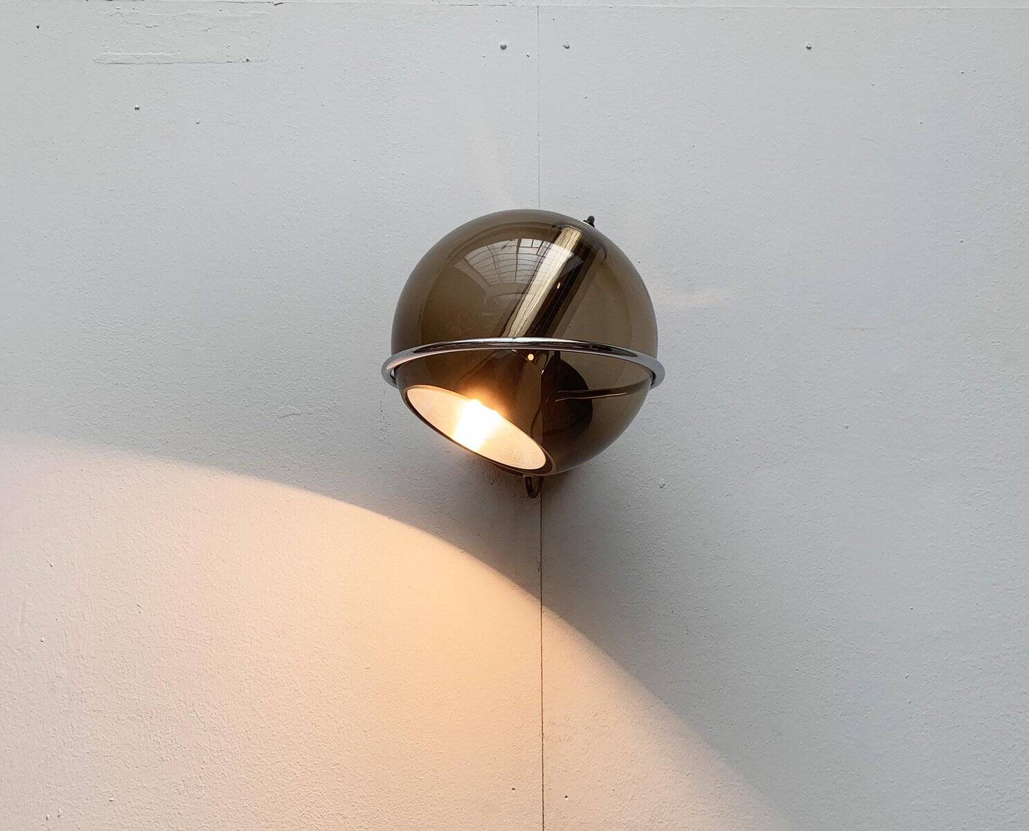 Neo-retro wall sconces from the Dutch space age by Frank Ligtelijn for Raak, set of 2.