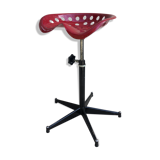 Vintage high stool sitting tractor