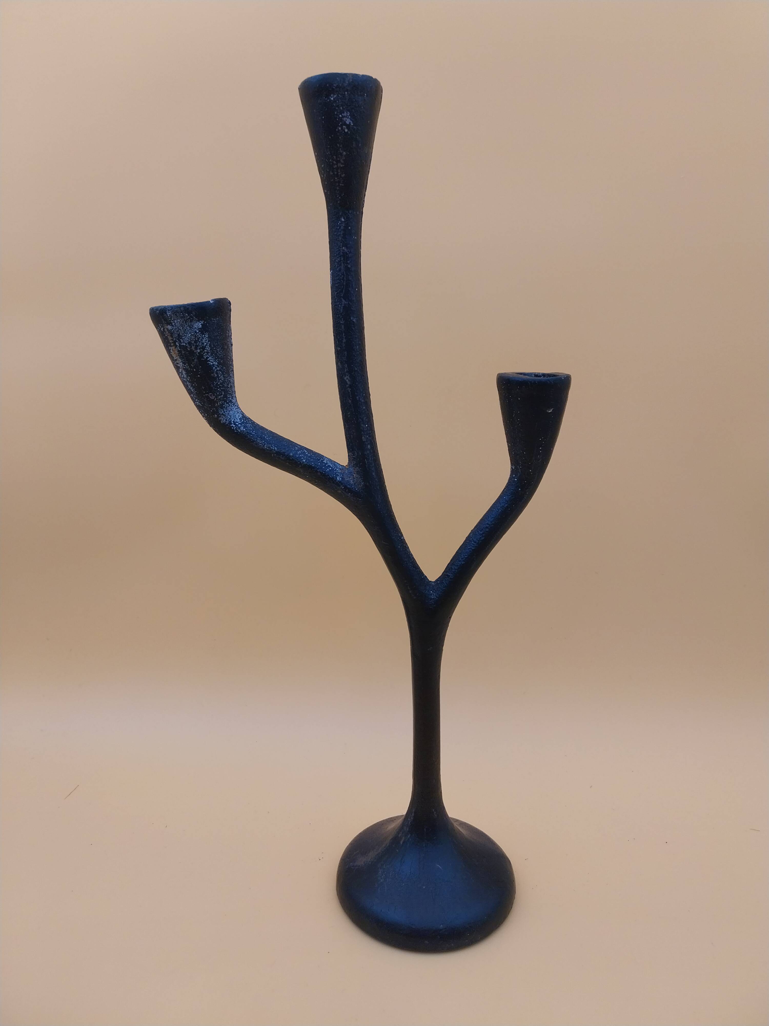 Cast iron candle holder Scandinavian style chandelier