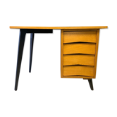 Vintage desk with winged drawers