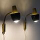 Paire d'appliques scandinave 1970