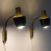 Pair of Scandinavian wall lights 1970