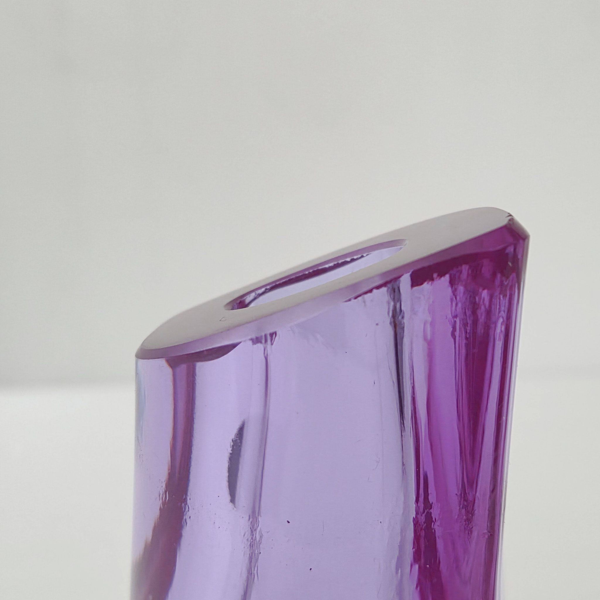 Vase vintage 1960 en verre