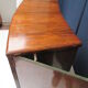 Art deco bar system in walnut