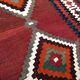 Woven carpet Persian: Kilim Gashqai 283 x 121 cm - Iran - around 1970