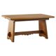 Mid-century brutalist dining table, made of oak, Danish craftsmanship, 1950s.