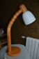 Lampe articulée en pin vintage