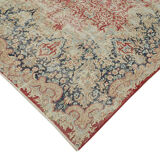 Hand-knotted persian antique 1970s 298 cm x 385 cm beige wool carpet