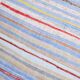 Tapis Kilim à rayures bleu clair 4x6, 117x177 cm