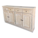 Buffet sideboard in sandblasted oak