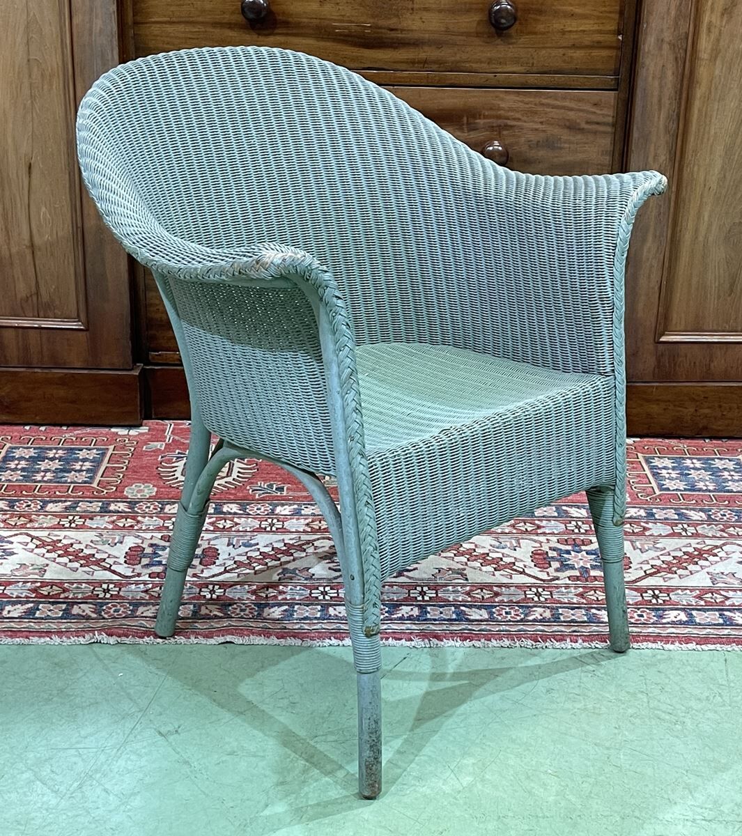 LLoyd loom armchair from the 1950s