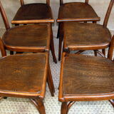 6 chairs Thonet bistro