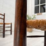 Chair in beech and straw