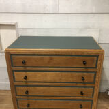 Solid oak chest of drawers