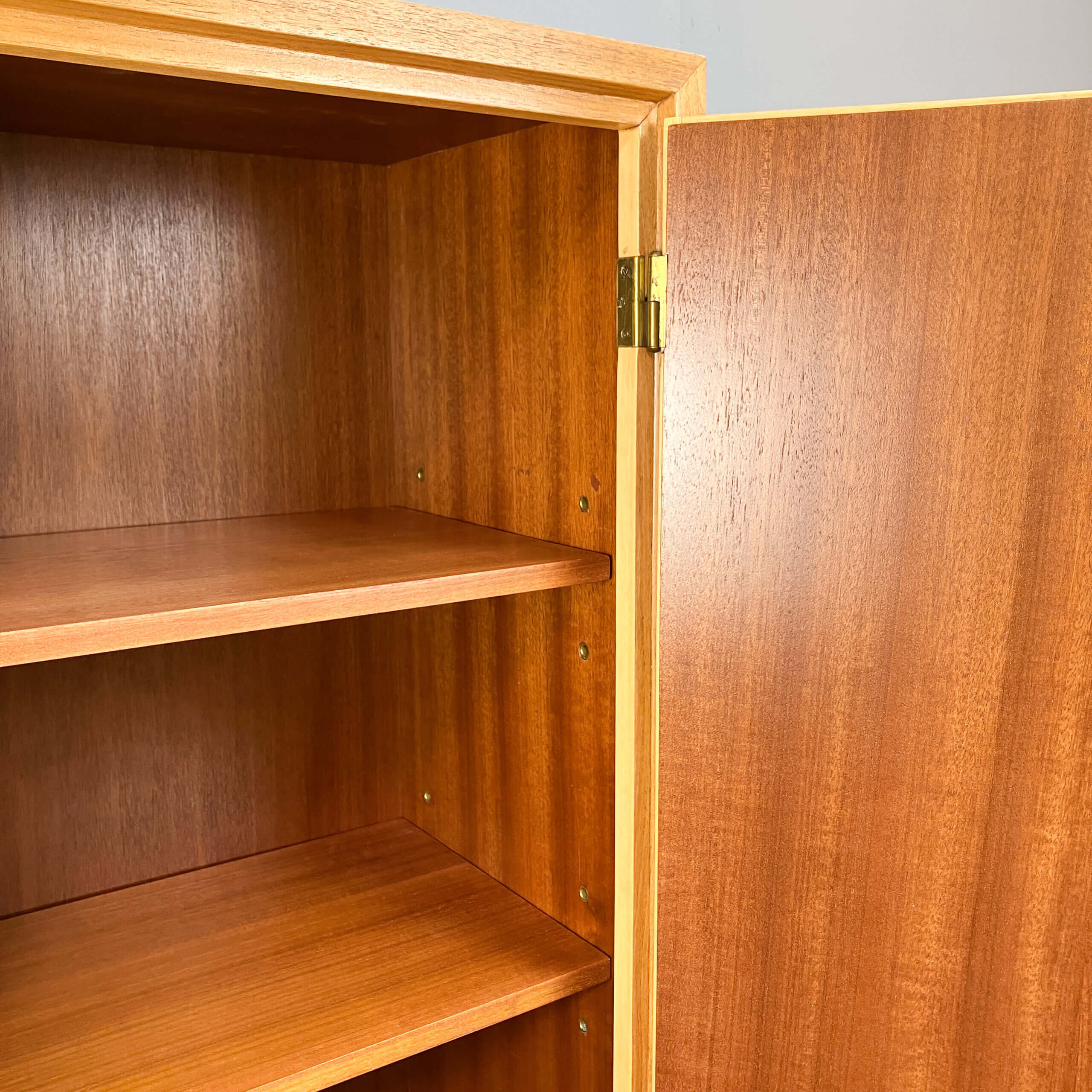 Small cabinet by WK-Möbel on hairpin legs, walnut, 1960s