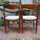 Duo de chaises NF en teck