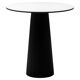 Dining table Container Marcel Wanders, black base and white top.