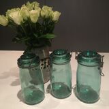 Lot de 3 bocaux anciens 1L
