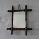 Mirror carved wood  35x40cm