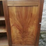 Asymmetric solid walnut buffet
