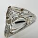 Crystal ashtray/pen holder signed DAUM