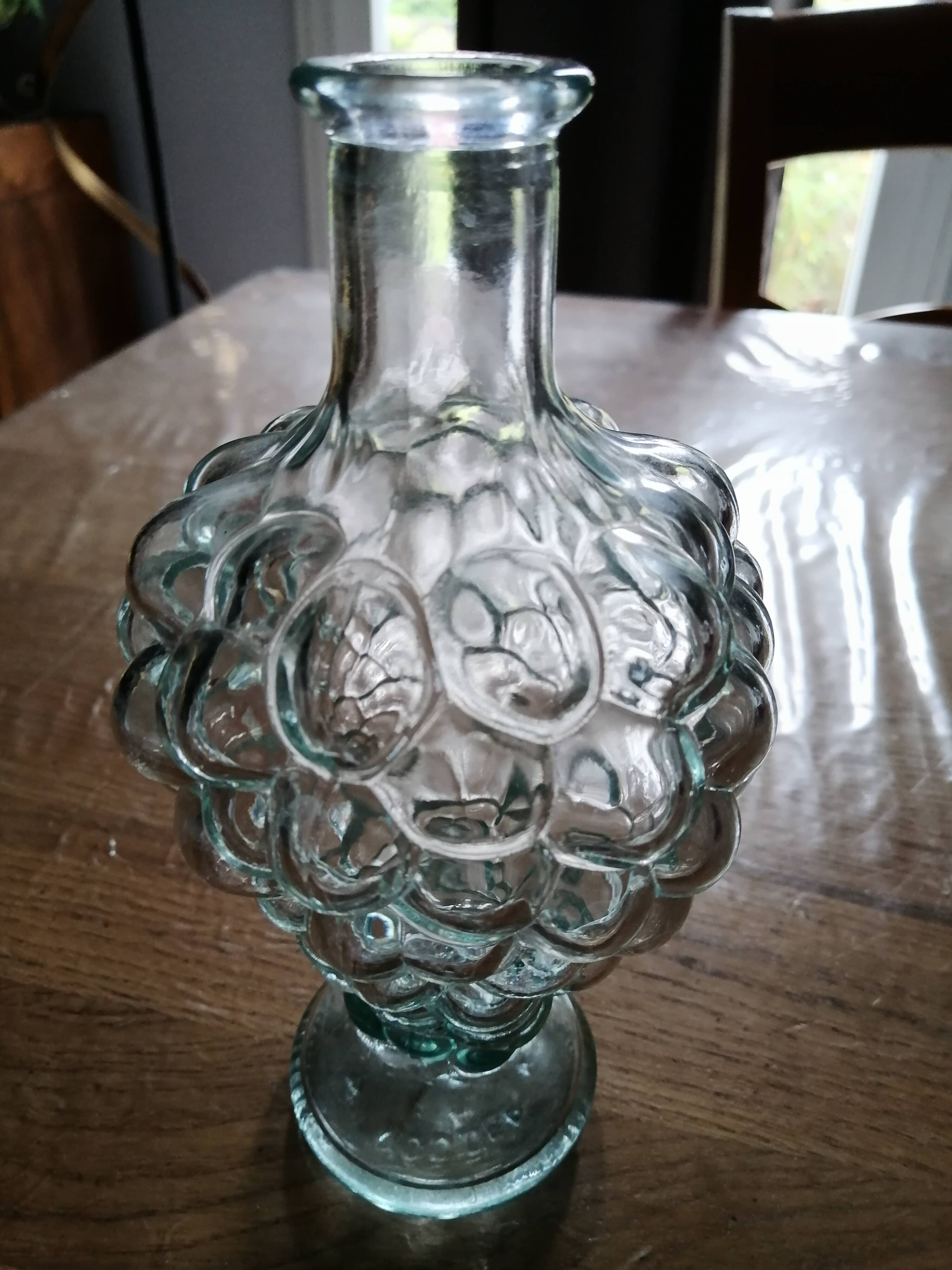 Italian transparent bubble carafe