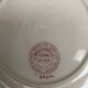 Set of 4 plates earth of iron