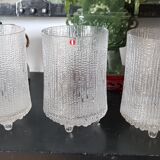 5 glasses ultima Thule design Littala 1970