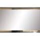 Vintage mirror in varnished metal and brass by BelgoChrome