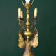Empire Style Table Lamp Imperial Eagle deknut