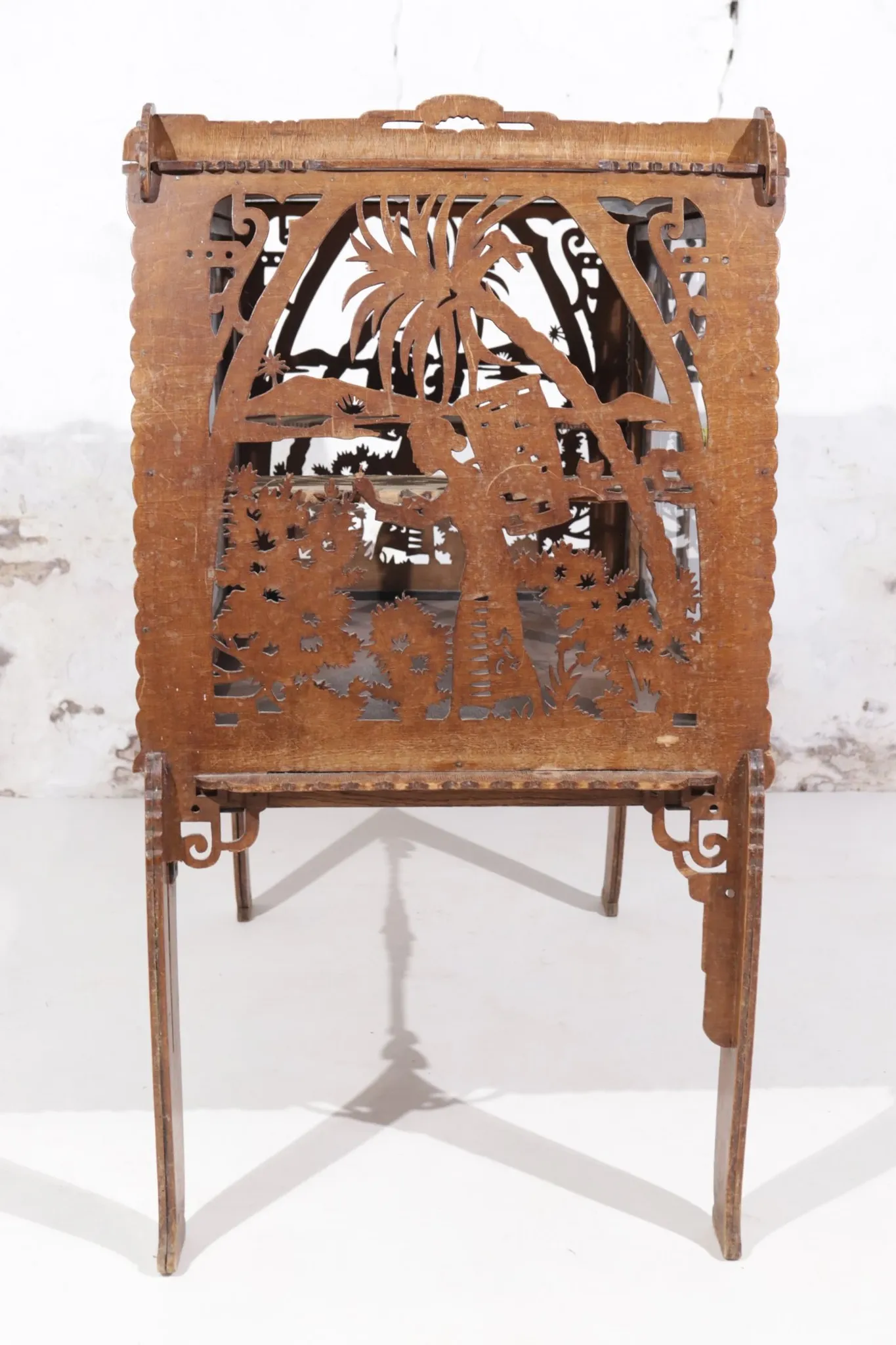 Amsterdam School Arts and Crafts tea cabinet Dutch Colonial