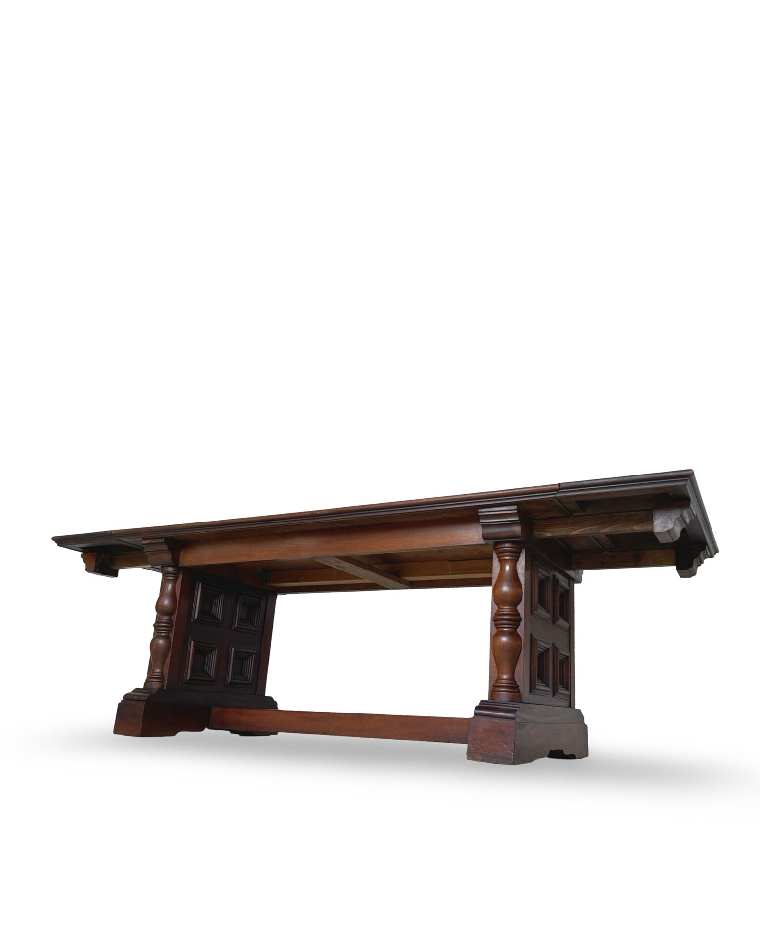 La table à manger extensible de haute qualité de style Renaissance italienne,