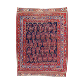 Very nice ancient Persian carpet of Afshar 132x176cm