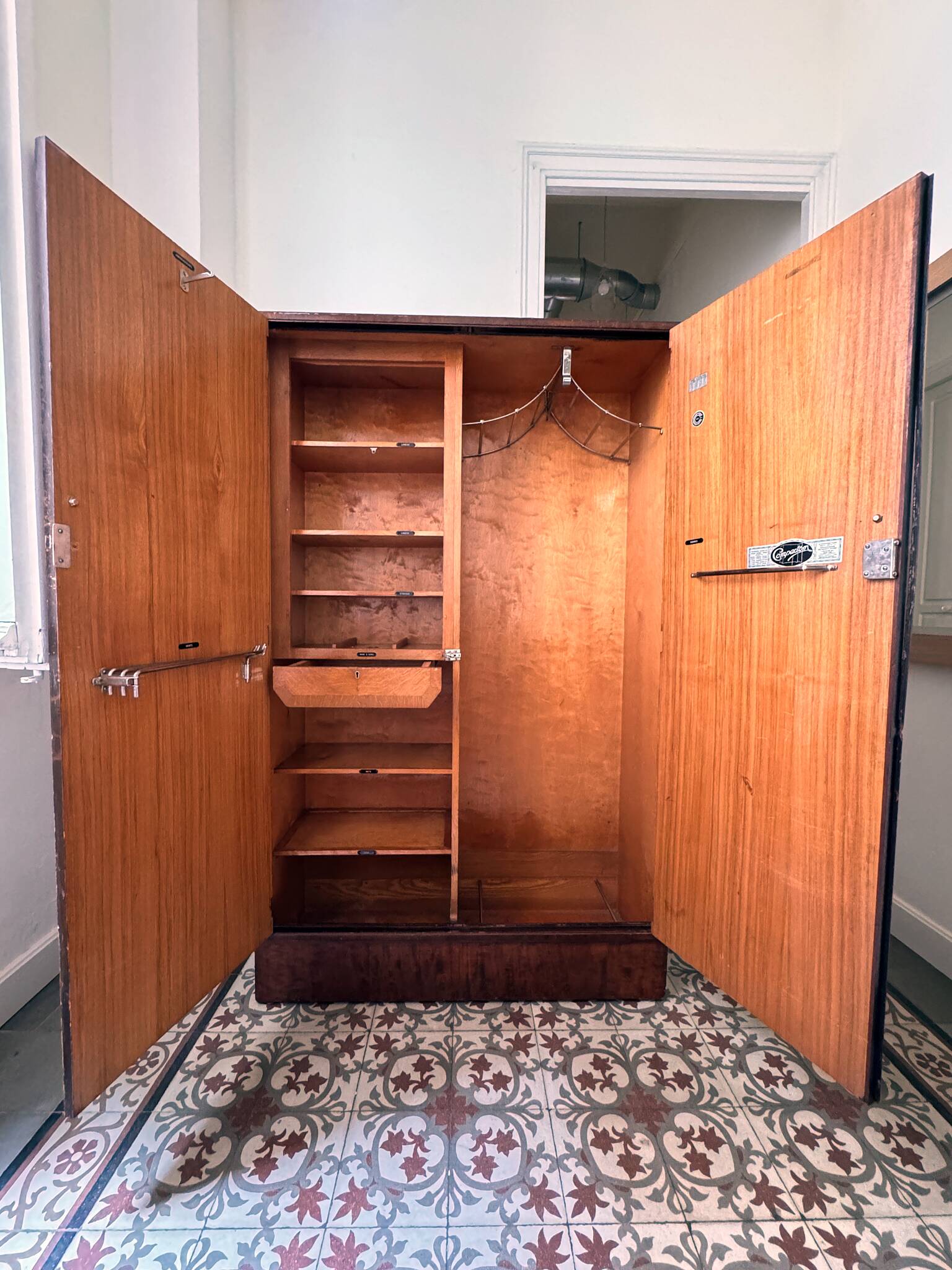 Mr Art Deco English Wardrobe "Compactom" - Model KK - Years