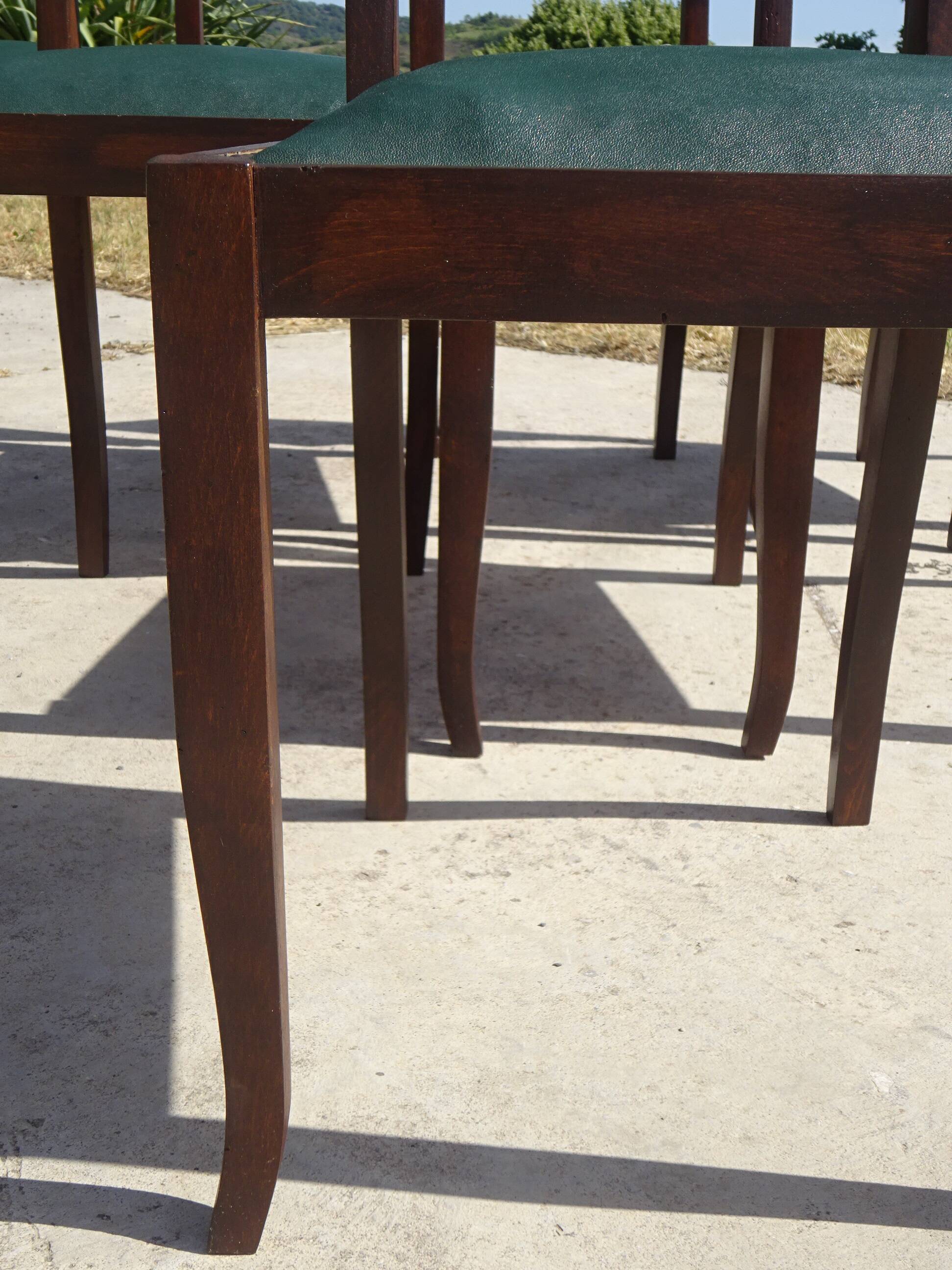 Restored Art Deco chairs, the 6.