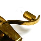 Large heavy Mid Century brass wall light from a German church