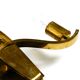 Large heavy Mid Century brass wall light from a German church