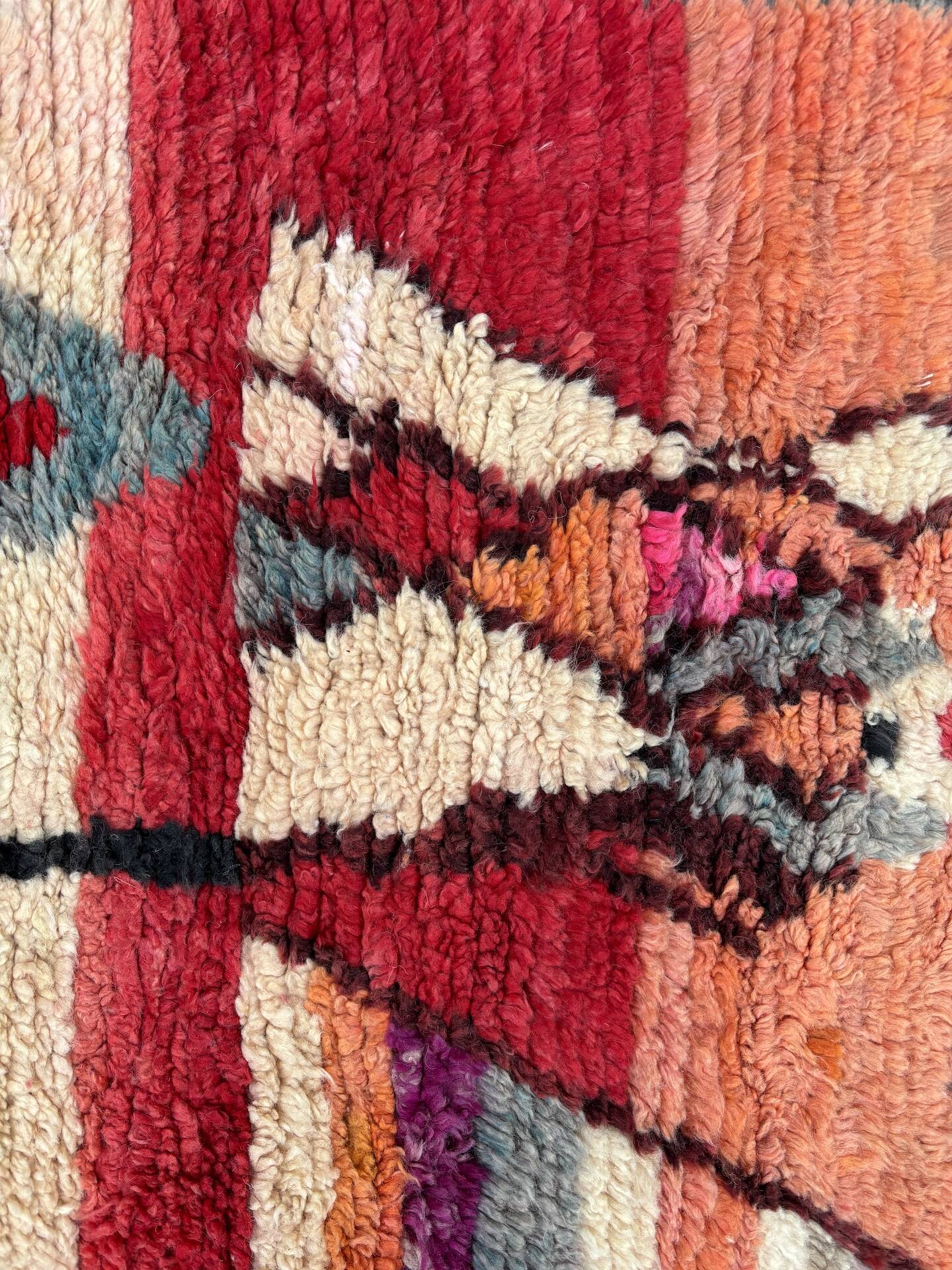 long Berber carpet hallway new boujad 75x350 cm