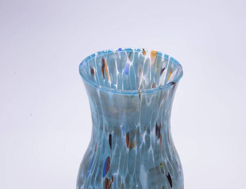 Handmade "Light Blue" Murano Glass Vase