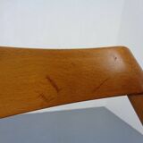 Mid-Century Tripod Beech Chair, 1960s