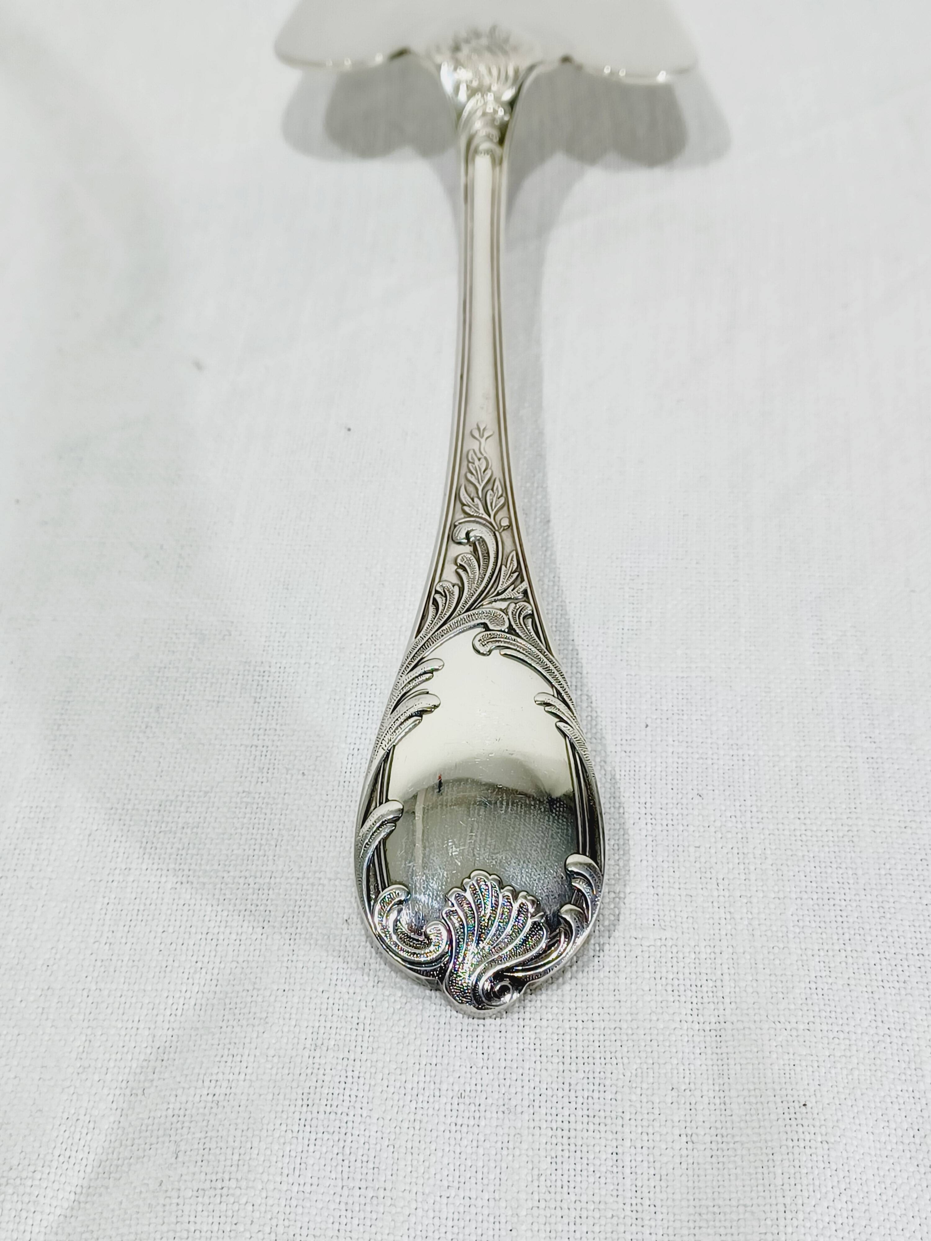 Christofle – Silver-Plated Metal Pie Server Marly Model