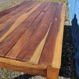 Rectangular teak dining table