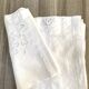 Rectangular tablecloth embroidered 285 x 185 cm