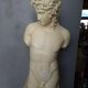 Adonis plaster bust 95cm ep 1950/60 man