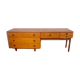 Enfilade teak tv cabinet chest of drawers 6 drawers year 1960 - width 154 cm