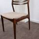 Chair in rosewood and fabric by P. E. Jorgensen for Farso Stolefabrik, Denmark, 1960
