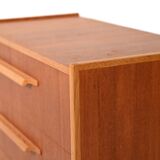 Scandinavian chest of drawers ’50s–’60s in teak and oak
