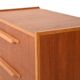 Commode scandinave des années 50-60 en teck et chêne