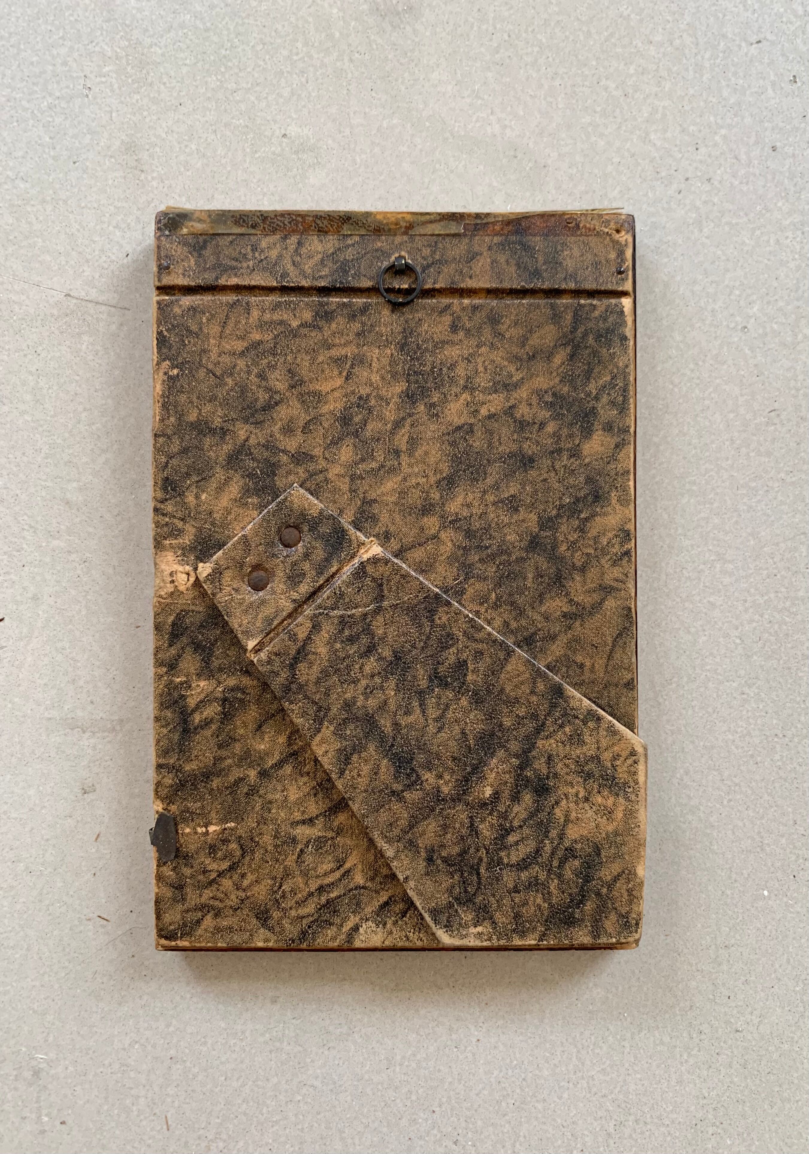 Cadre marqueté ancien 10x15cm