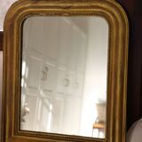 Miroir Louis Philippe feuille d'or